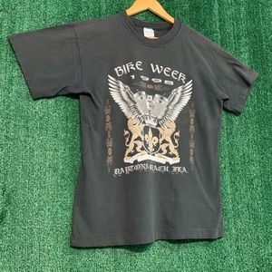 Vintage 1998 Bike week Daytona Beach T-shirt .